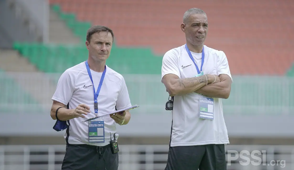 Proses seleksi 130 pemain untuk Garuda Select Jilid 3 berlangsung di Stadion Pakansari, Kabupaten Bogor, sampai 4 November 2020. (dok. PSSI)