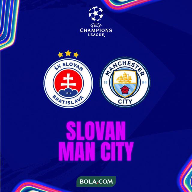 Liga Champions - Slovan Vs Man City
