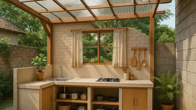 7 Model Dapur Kotor Belakang Rumah Sederhana tapi Cantik, Praktis untuk Masak Sehari-hari