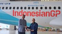 Jelang perhelatan Motogp pada 27 hingga 29 September 2024, di Sirkuit Mandalika, Lombok, Maskapai Garuda Indonesia bakal menyediakan 8.000 kursi penerbangan menuju Lombok. Bahkan, ada tulisan 'IndonesianGP' di salah satu unit pesawat Garuda Indonesia.