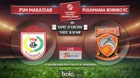PSM Makassar Vs Pusamania Borneo FC (Bola.com/Adreanus Titus)