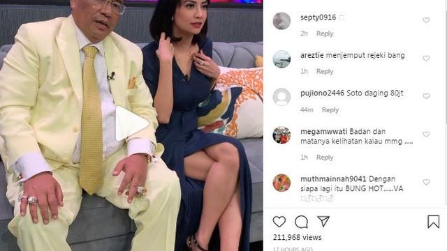 Unggahan Hotman Paris. (Foto: Instagram hotmanparisofficial)