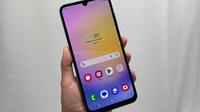 Penampakan Samsung Galaxy A25 5G (Liputan6.com/ Agustin Setyo Wardani)