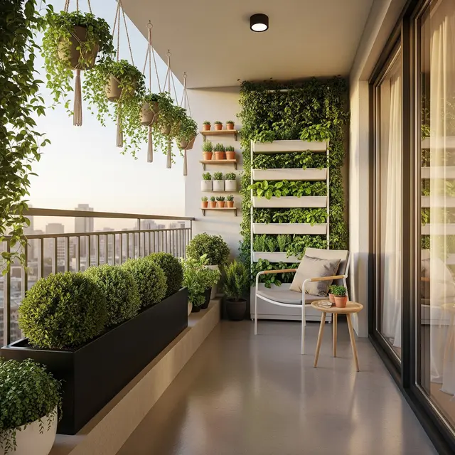 Desain Balkon Rumah Belakang yang Estetik dan Fungsional (Image by Gemini AI)