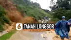 MENEGANGKAN, SEJUMLAH PEKERJA NYARIS TERTIMBUN LONGSOR