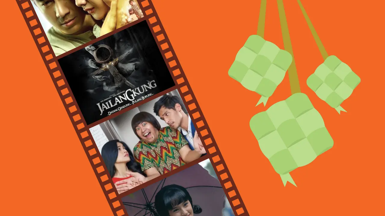 Banner Infografis Film Libur Lebaran 