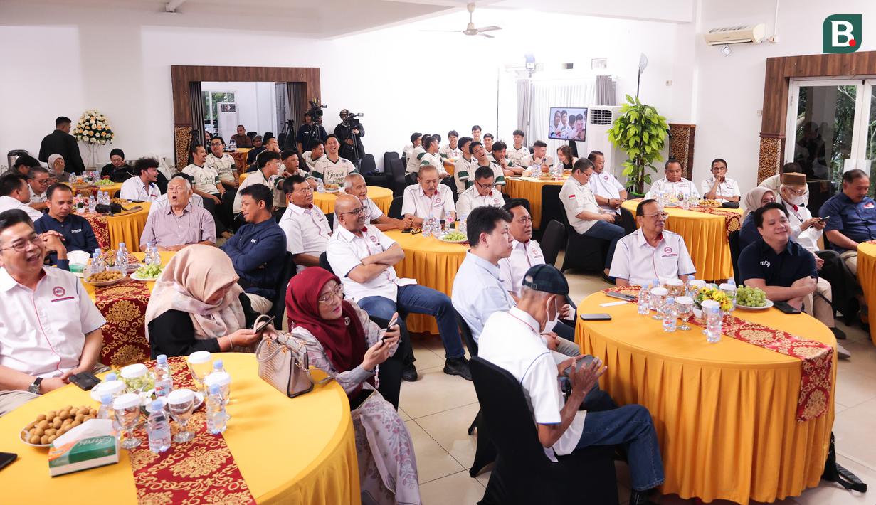 Para tamu yang hadir di perayaan hari ulang tahun ke-71 yang dilaksanakan di Gedung Serbaguna Padepokan Voli Sentul, Kamis (26/2/2026) sore WIB. (Bola.com/Abdul Aziz)