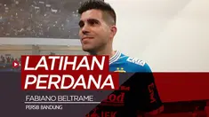 Berita video Fabiano Beltrame mengikuti latihan perdana bersama Persib Bandung di Stadion Gelora Bandung Lautan Api (GBLA), Minggu (24/3/2019).