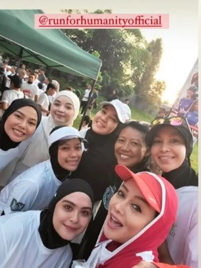 Galang Dana untuk Palestina, Ini 8 Potret Artis Ikut 'Run for Humanity'