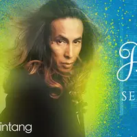 Sebagai penyanyi rock legendaris, Amy Search telah mendapatkan banyak penghargaan. (Design: Muhammad Iqbal Nurfajri/Bintang.com)
