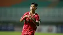 <p>Penyerang Timnas Indonesia U-17, Muhammad Nabil Asyura merayakan golnya ke gawang Timnas Uni Emirat Arab U-17 di laga Grup B Kualifikasi Piala Asia U-17 2023 yang berlangsung di Stadion Pakansari, Bogor, Rabu (5/10/2022) (Bola.com/M Iqbal Ichsan)</p>