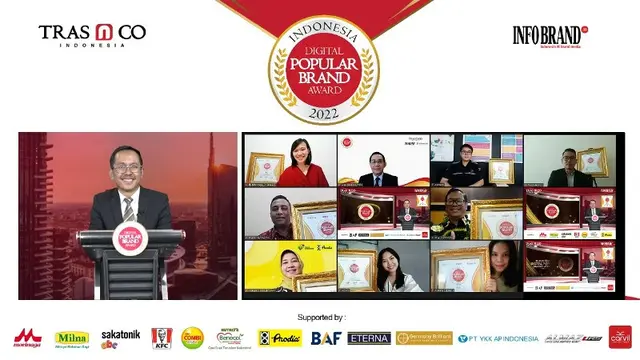 Penghargaan Digital Popular Brand Award untuk Brand  Favorit di Berbagai Kategori