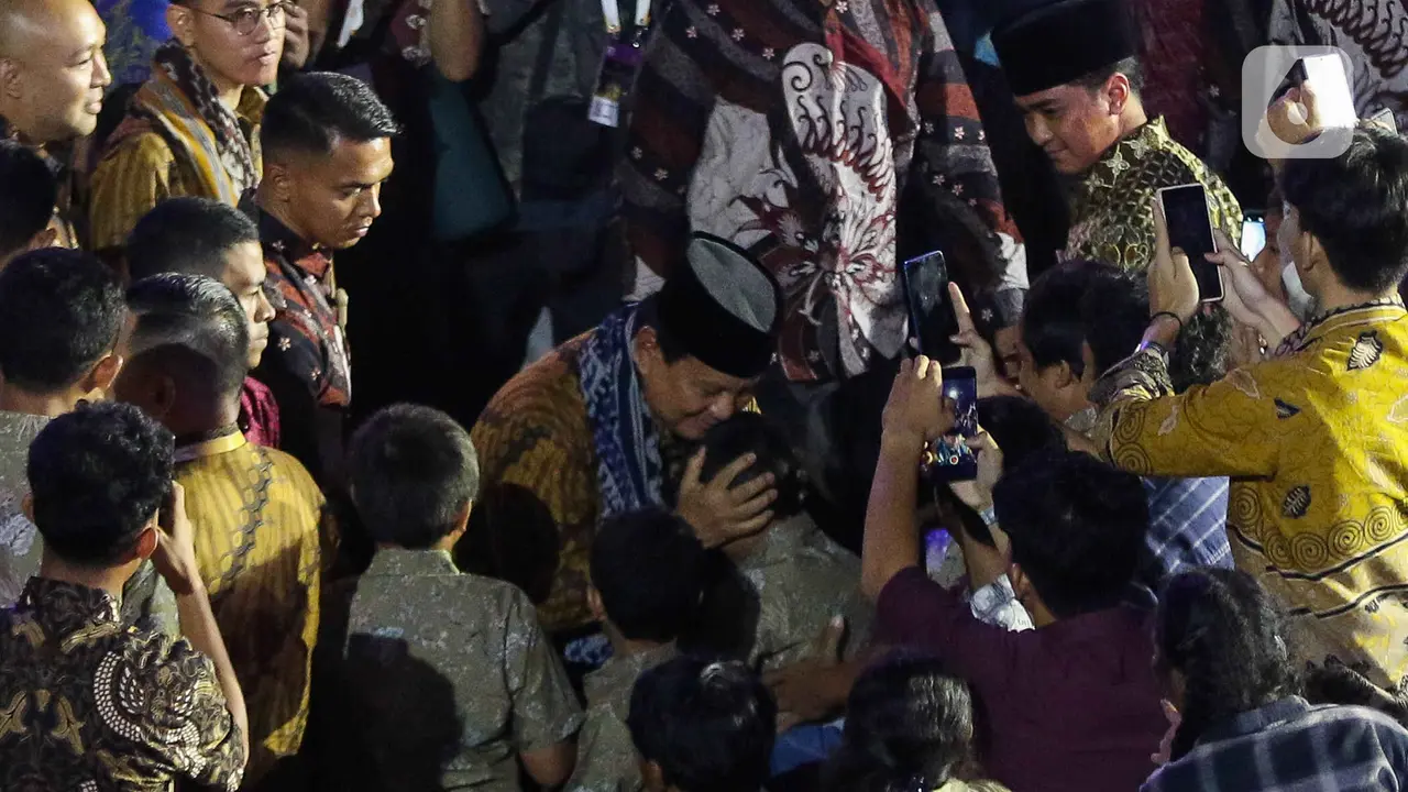 Momen Presiden Prabowo Subianto Hadiri Perayaan Natal Nasional 2024
