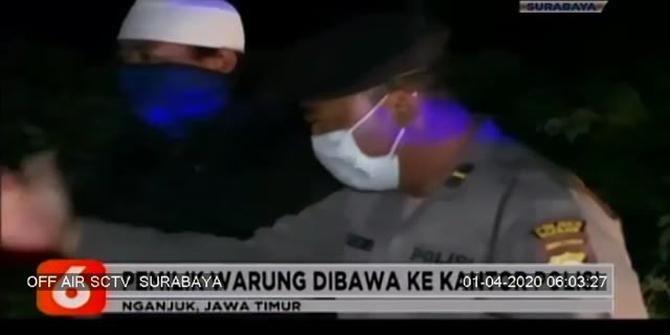 VIDEO: Polisi di Nganjuk Bubarkan Kerumunan Warga di Warung demi Cegah COVID-19