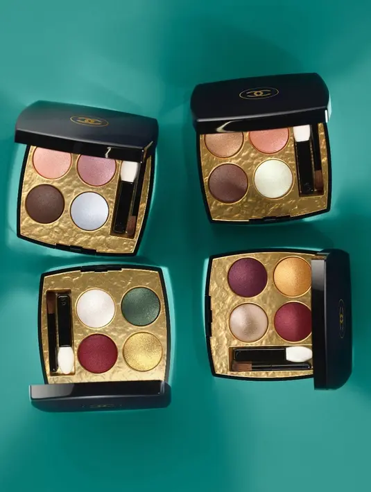 Les 4 Ombres Byzance juga terbuat dari pigmen mineral-origin dan minyak nabati yang dapat menghasilkan efek berkilauan, serta aplikasi yang mudah. [Dok/Chanel]