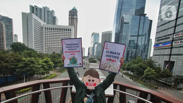 Aksi Seruan untuk Pemimpin G20 Stop Perburuk Krisis Iklim