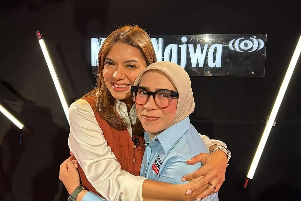 Melly Goeslaw dan Najwa Shihab (Instagram/melly_goeslaw)