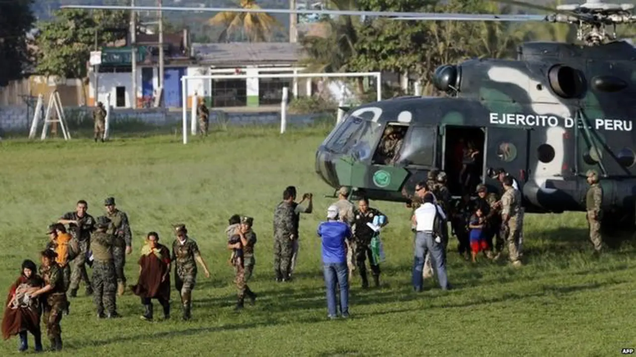 Militer Peru Membebaskan 39 Budak dari Cengkraman Pemberontak