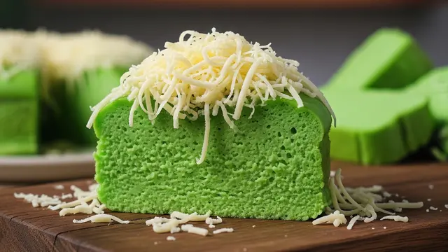 Resep Bolu Pandan Keju Tanpa Oven