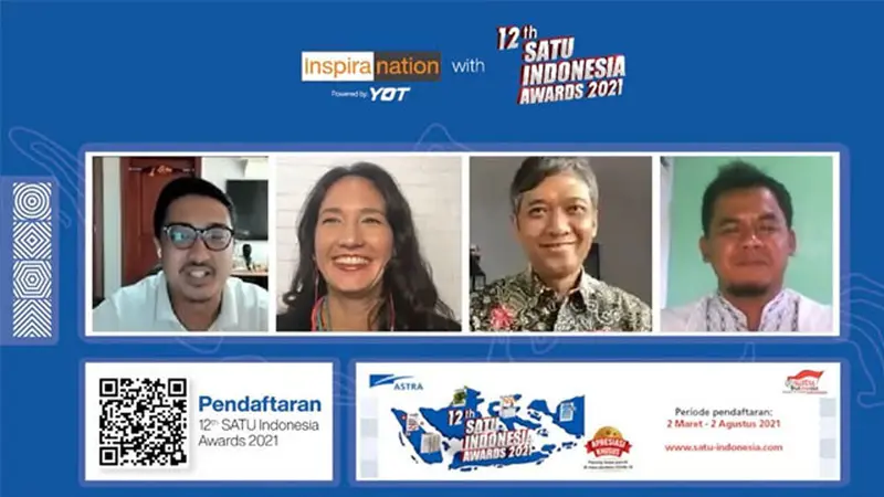 Ajak Generasi Muda Peduli Lingkungan jadi Fokus 12th SATU Indonesia Awards 2021