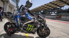 Alex Rins pada hari pertama tes pramusim MotoGP di Sirkuit Sepang, Malaysia hari Selasa (03/02/2026). (X/Yamaha)