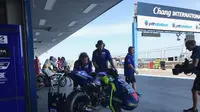 FP1 MotoGP Thailand: Maverick Vinales Terdepan, Valentino Rossi Kedua