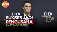 Berita video sportbites kali ini membahas tentang empat sepak bola yang juga sukses di dunia bisnis, salah satunya Cristiano Ronaldo.