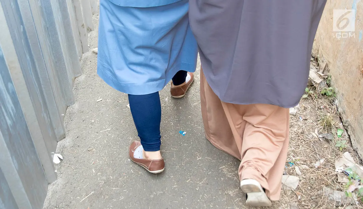 Suster Edita merupakan biarawati asal Singkawang, Kalimantan Barat. Sementara Ela berasal dari Brebes, Jawa Tengah. (Liputan6.com/Immanuel Antonius)