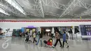 Bagian dalam dari Bandara Internasional Sultan Aji Muhammad Sulaiman (SAMS) Sepinggan Balikpapan, Kaltim, Selasa (27/10). Berdasarkan survei ASQ, bandara SAMS berhasil masuk peringkat 16 bandara terbaik sedunia. (Liputan6.com/Immanuel Antonius)