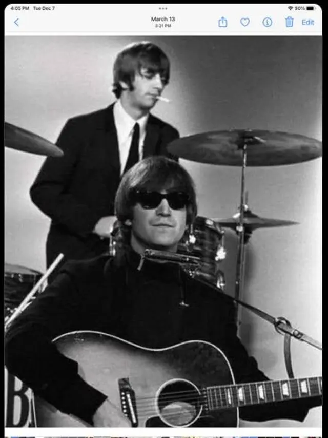 Unggahan Ringo Starr mengenang John Lennon. (Twitter/ ringostarrmusic)