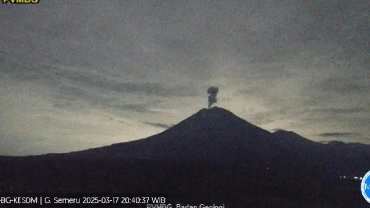Gunung Semeru erupsi tinggi letusan capai 1000 meter (Istimewa)
