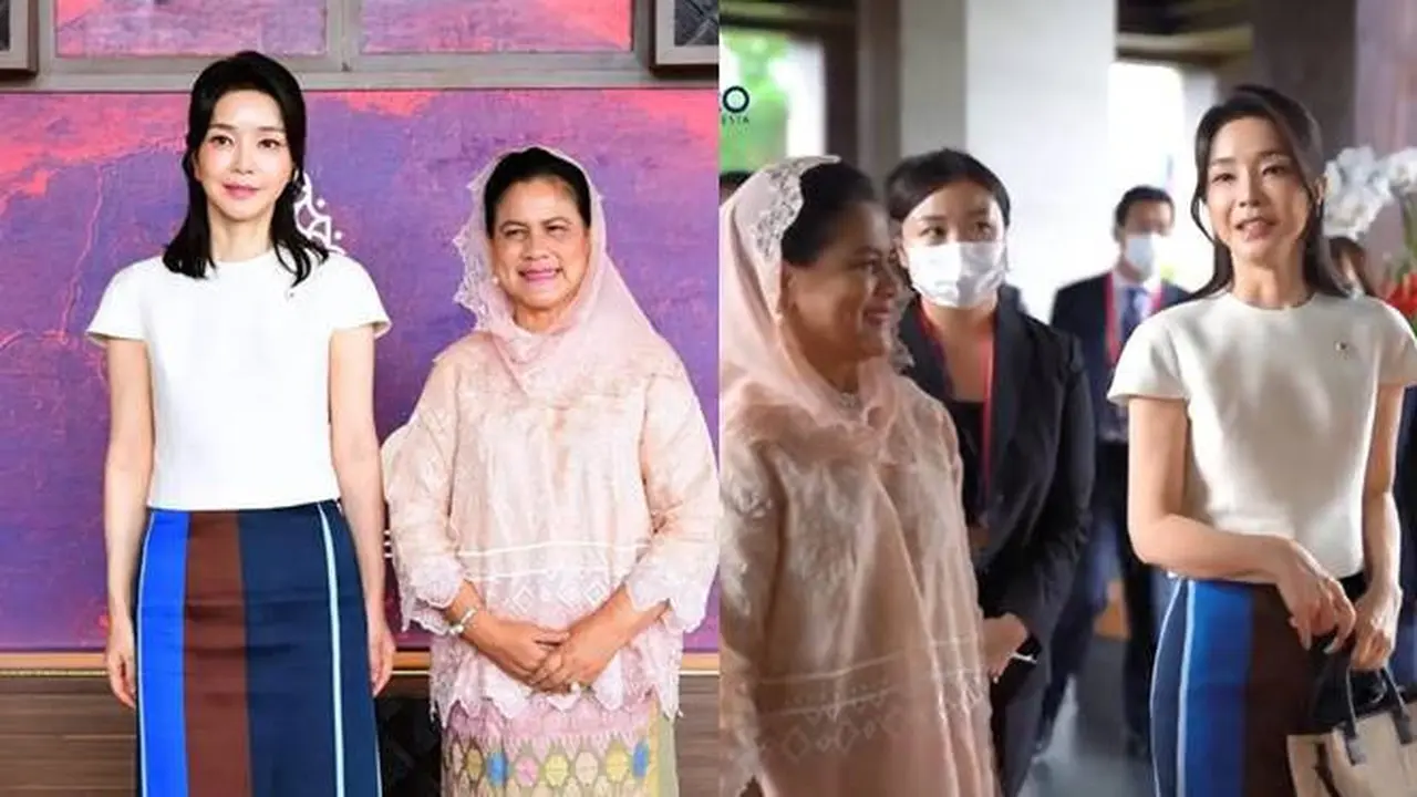 Viral, Ini 7 Potret Ibu Negara Korea Selatan yang Tampil Awet Muda di Usia 50 Tahun