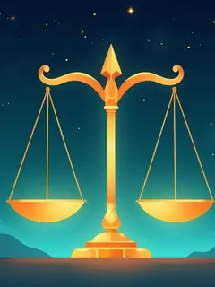 logo ramalan zodiak libra (sumber: AI generated)