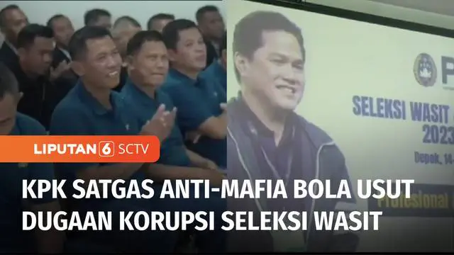 Penyidik Satgas Anti Mafia Bola Mabes Polri memanggil Ketua Umum PSSI yang juga Menteri BUMN, Erick Thohir, untuk diperiksa dalam kasus dugaan pungutan liar, seleksi wasit Liga 1 dan 2 Indonesia. Namun Erick Thohir berhalangan hadir.