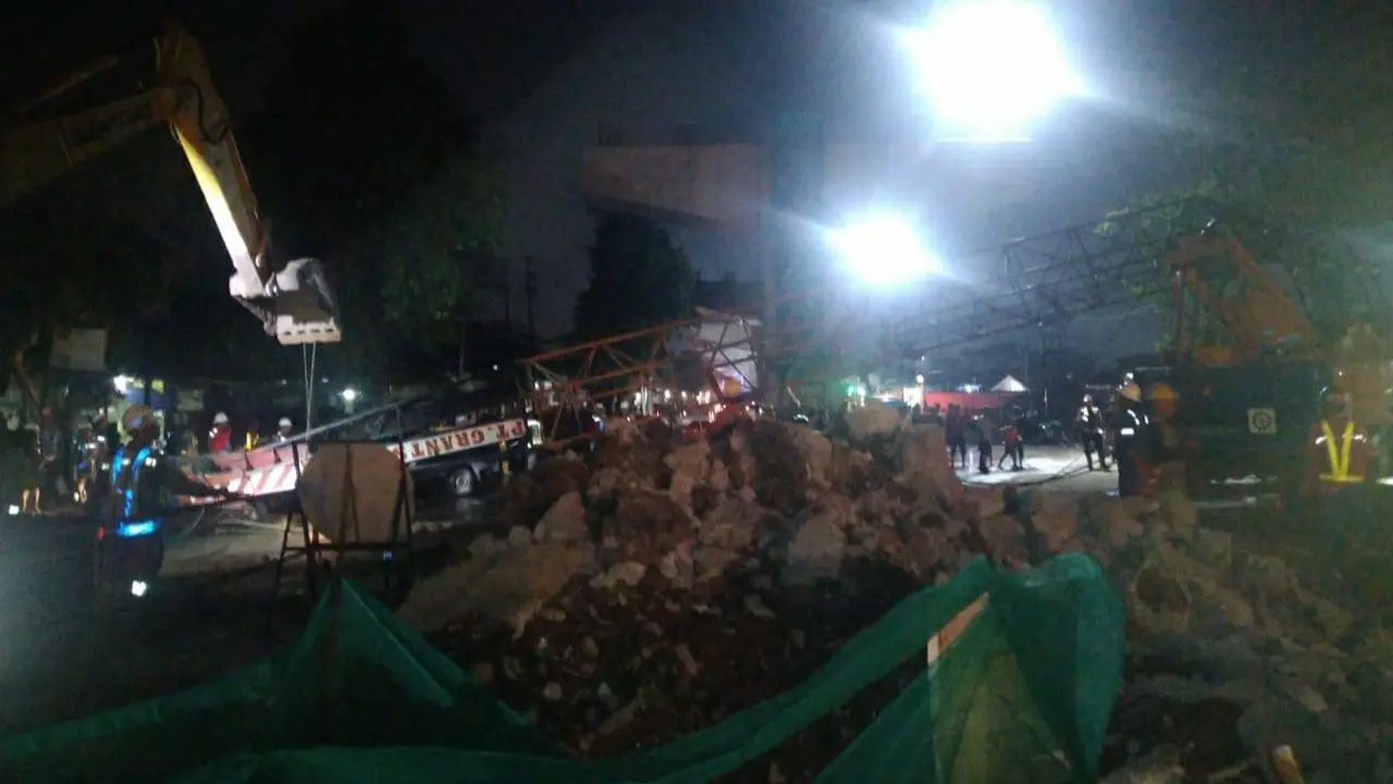 crane jatuh