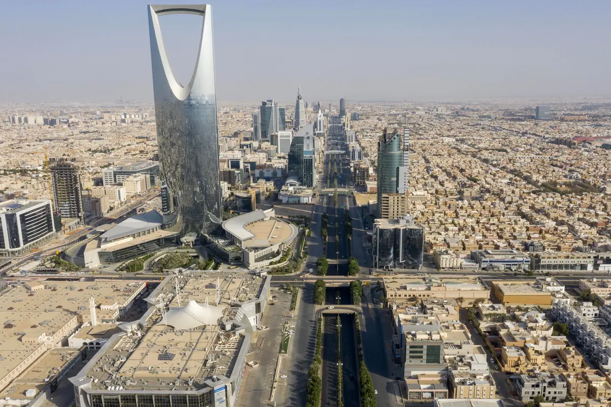 Jalanan di Kota Riyadh