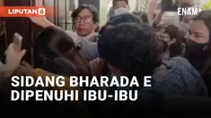 Puluhan Ibu-ibu Padati Sidang Bharada E