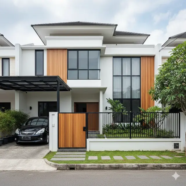Model Pagar Rumah Modern yang Lagi Hits (Foto: Gemini AI)
