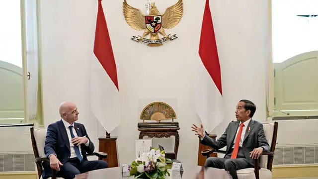 Presiden FIFA Temui Presiden Jokowi