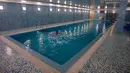 Fasilitas kolam renang yang ada di Hotel New Peterhof, St. Petersburg, Rusia, Jumat (2/3). Hotel tersebut akan menjadi markas penggawa tim nasional (Timnas) Korea Selatan selama Piala Dunia 2018. (AFP PHOTO / Olga MALTSEVA)