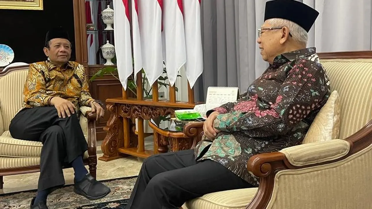 Wapres Ma'ruf Amin dan Mahfud Md.