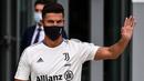 Usai menjalani pemeriksaan kini Cristiano Ronaldo sudah bisa memulai fokus pada persiapan untuk musim 2021/22 dan akan bergabung dengan sesi latihan bersama Juventus. (Foto: AFP/Miguel Medina)