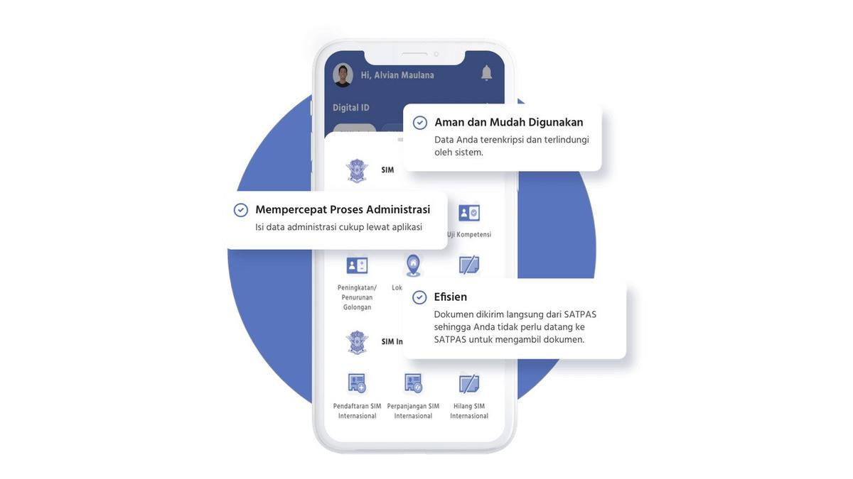 Perpanjangan SIM Online Lewat Aplikasi Digital Korlantas Polri, Mudah ...