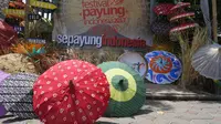 Festival Payung Indonesia kembali digelar di Solo Jumat-Minggu 15-17 September 2017. (Liputan6.com/Fajar Abrori)