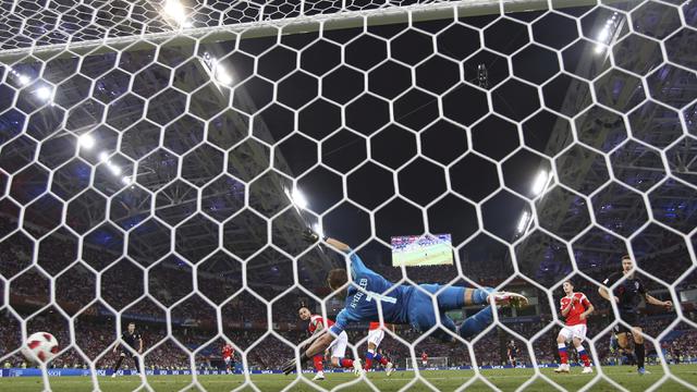 FOTO: Lewat Drama Adu Penalti, Kroasia Singkirkan Rusia