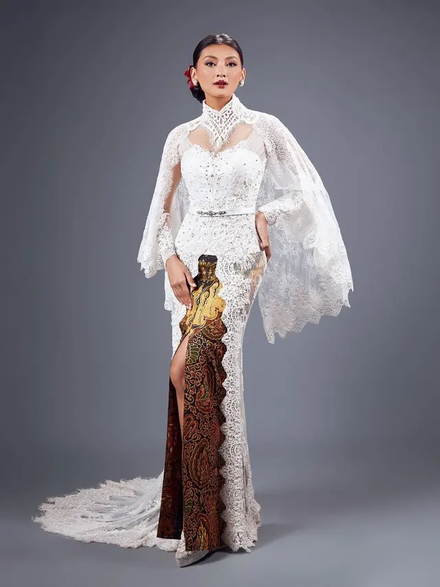 7 Pesona Adinda Cresheilla, Puteri Indonesia Pariwisata 2022 saat Pakai Kebaya