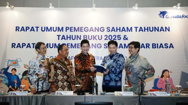 Rapat Umum Pemegang Saham Tahunan (RUPST) dan Rapat Umum Pemegang Saham Luar Biasa (RUPSLB) PT Garudafood Putra Putri Jaya Tbk (GOOD) di Arosa Hotel Jakarta, Kamis (23/4/2026). (Dok Garudafood)