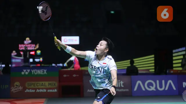 Apriyani Rahayu/Siti Fadia Silva Ramadhanti vs Jongkolphan Kititharakul/Rawinda Prajongjai : Babak 32 Besar Indonesia Open 2024