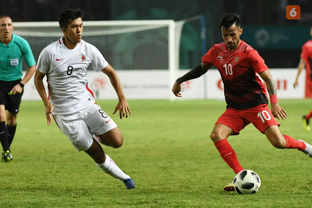 Sepak Bola : Indonesia Vs Hong Kong