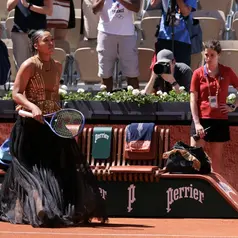 Naomi Osaka di French Open 2026. (dok. Thomas SAMSON / AFP)